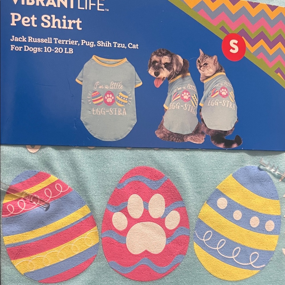 Vibrant Life Blue Pet Shirt for Cats